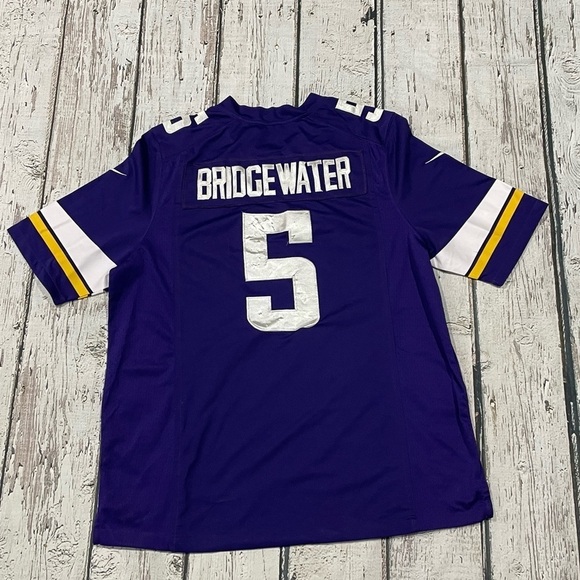 Teddy Bridgewater Minnesota Vikings Nike NFL Football Stitched Sports Jersey - Picture 2 of 9